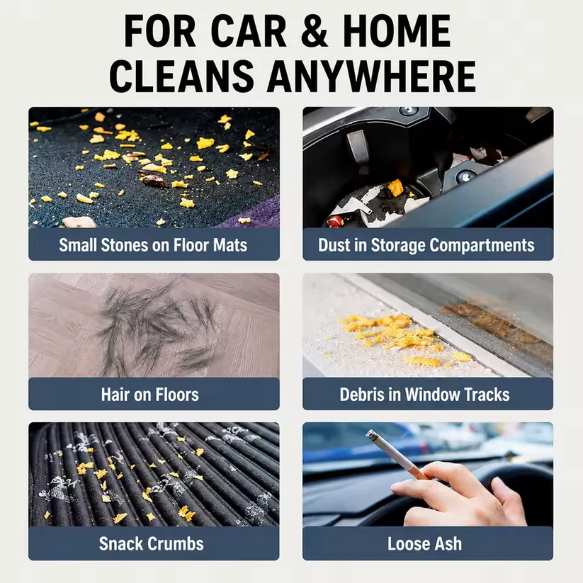 Handheld Cordless Vacuum – Deep Cleaning Anywhere