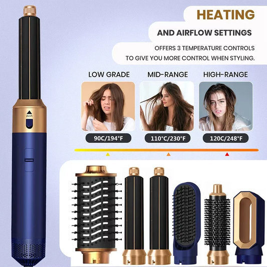 All-in-One 6-in-1 Hair Styler & Dryer